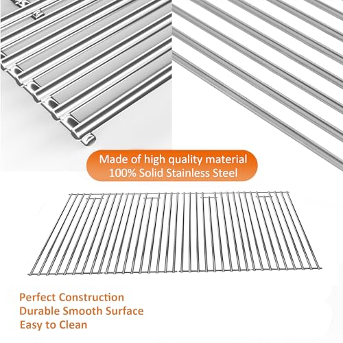 4 Pack Bull BBQ Grill Grate Replacement Parts for Bull 18248 LP (19.25"D x 30"W)