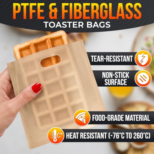 Toaster Bags Reusable 24 Pack