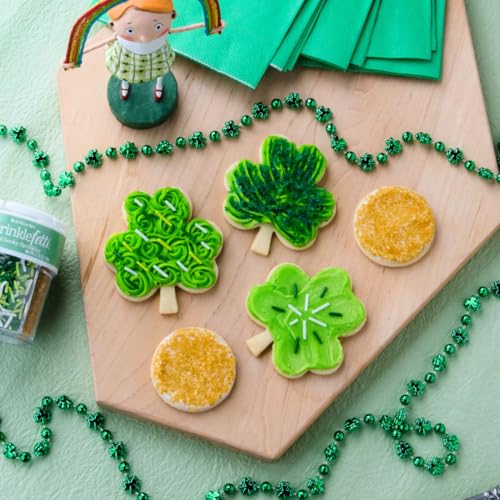 Dye Free St. Patricks Day Sprinkles (Shamrock)
