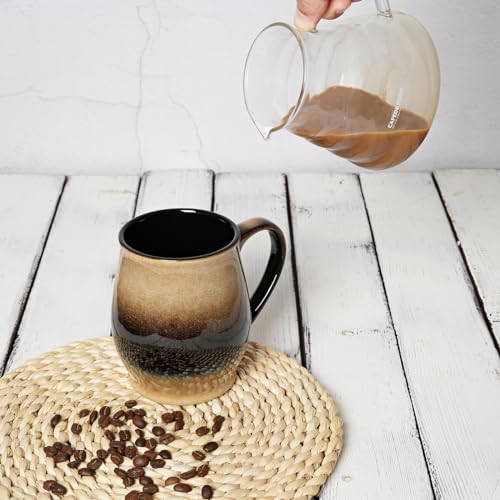 Extra Large Ceramic Coffee Mug (Walnut)