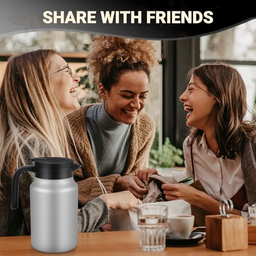 Insulated Coffee Carafe (Silver / 51 Ounces)