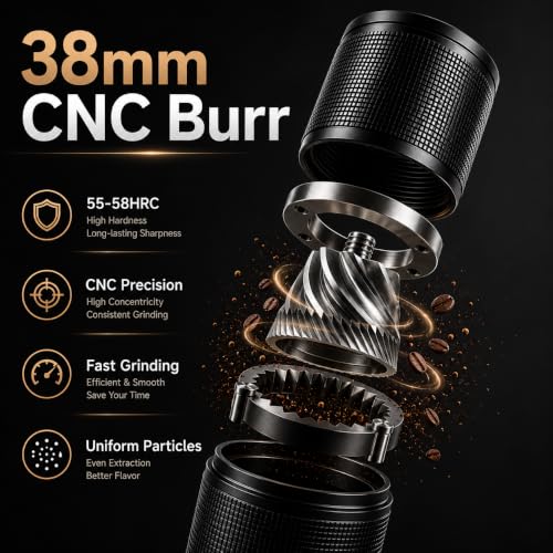 C38 Manual Coffee Grinder (Black)
