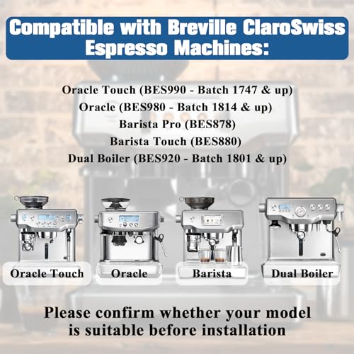 Water Filter Replacement for Breville Espresso Machine Barista Touch BES880 (6 Count (Pack of 1))