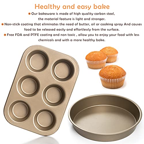 5 Piece Baking Pans Set (Copper)