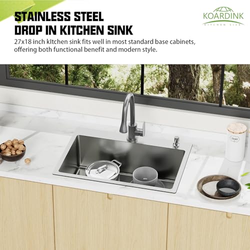 27x18 Inch Kitchen And Bar Sink (27x18 Stainless)