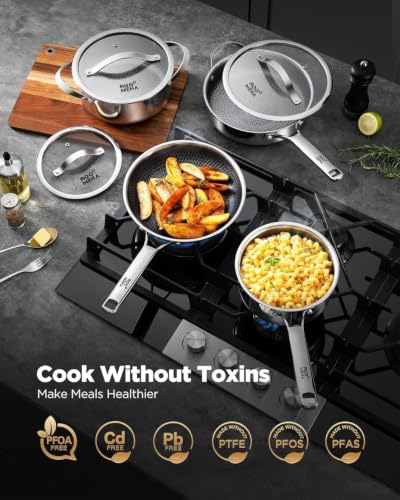 NonStick Frying Pans with Lid