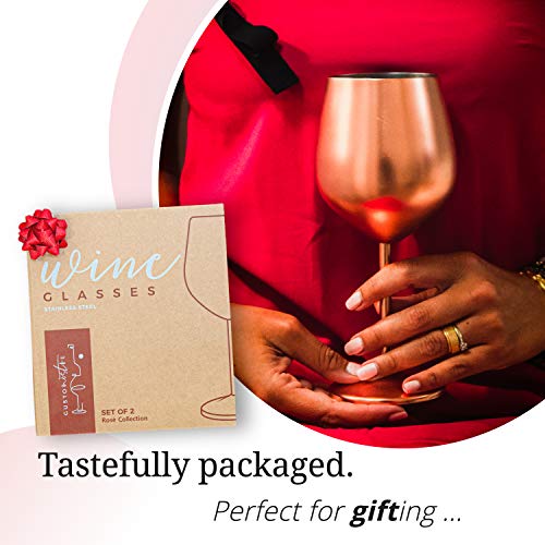 Stainless Steel Wine Glass (4 Count)
