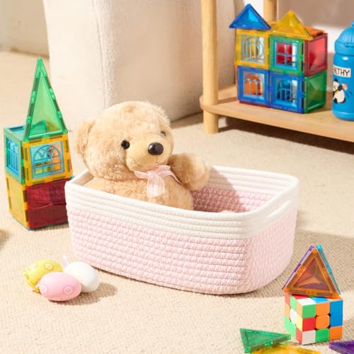 Small Storage Baskets for Organizing (3 Count)