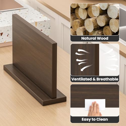 Large Magnetic Knife Block Without Knives