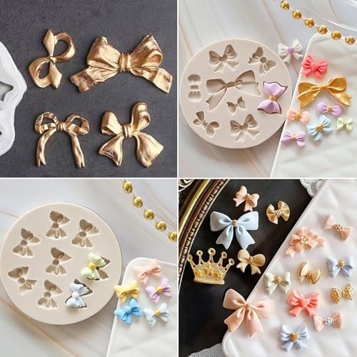 3PCS Bow Silicone Molds (3pc bow)