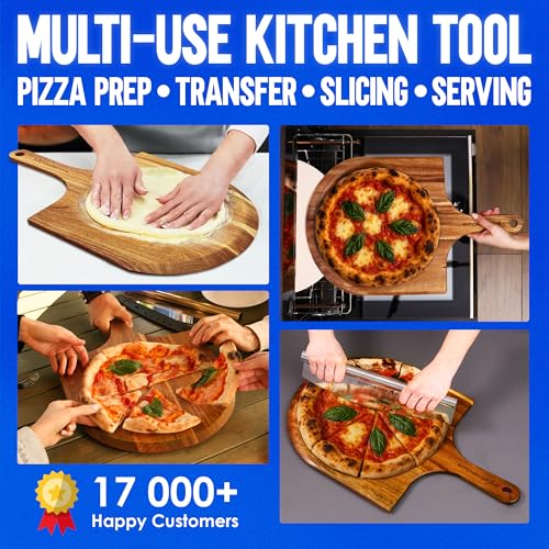 14 Inch Wooden Pizza Peel