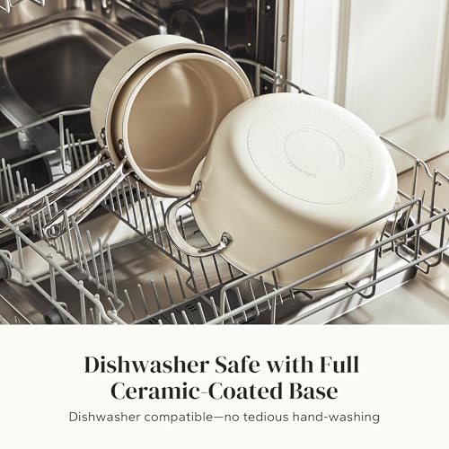 Stock Pot Set with Lid 5Qt (Beige / 6pc Set)