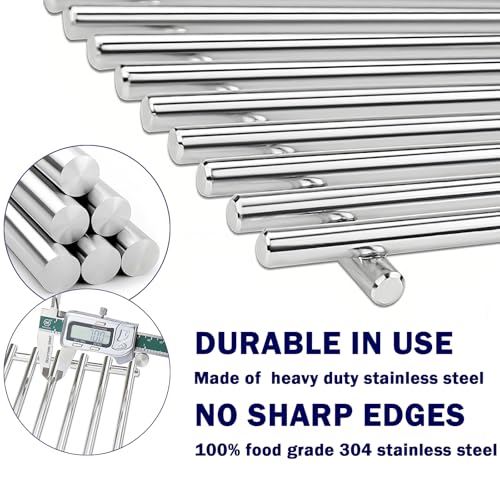 Genesis Grill Parts for Weber 300 Weber 310 Weber 330 Genesis E330 E310 S310 S330 EP330 S320 E320 Grill Parts (Silvery-Genesis Grill Parts)