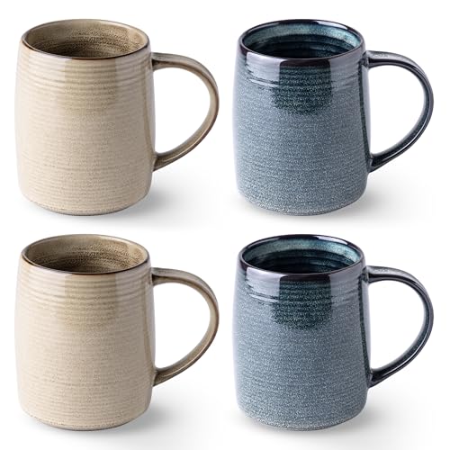 Large Coffee Mugs Set of 4 (Multicolor / Set of 4 (18oz))