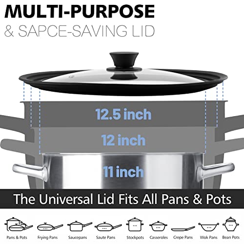 Silicone Universal Lid for Pots (11" x 12" x 12.5")