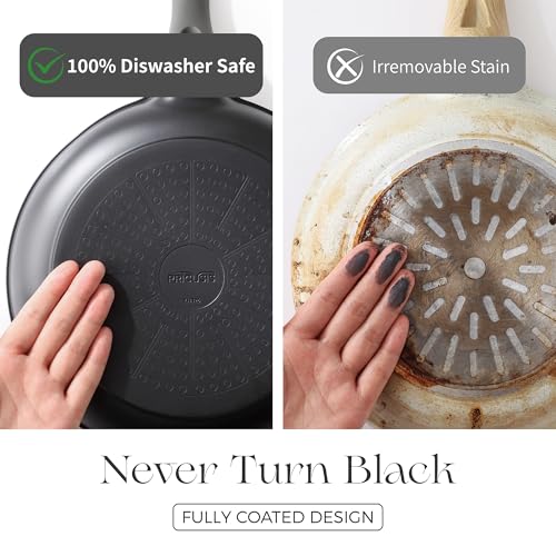 Ceramic Nonstick Saucepan with Lid (1.3 Quarts / Black Sesame)