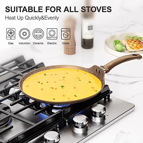 10 Inch Nonstick Crepe Pan (10 Inch / Gold)