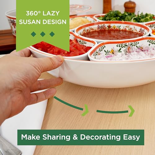 Taco Bar Serving Set (Orange)