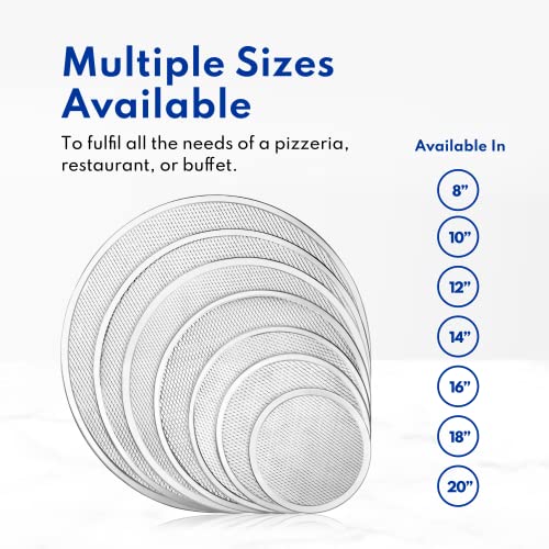 Restaurant Grade Seamless Aluminum Pizza Baking Screen