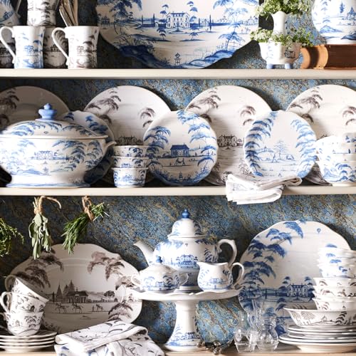 Country Estate 18.5" Platter (Delft Blue / 18.5")