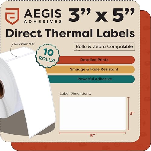 3" X 5" Direct Thermal Labels (3" X 5")