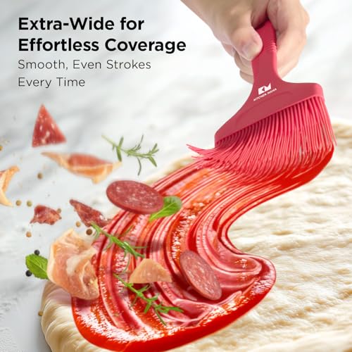Platinum Silicone Extra Wide Pastry & Basting Brush Set