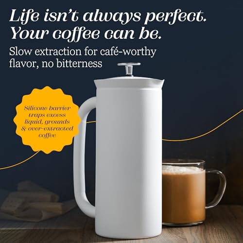 P7 French Press (32 oz / Matte White)