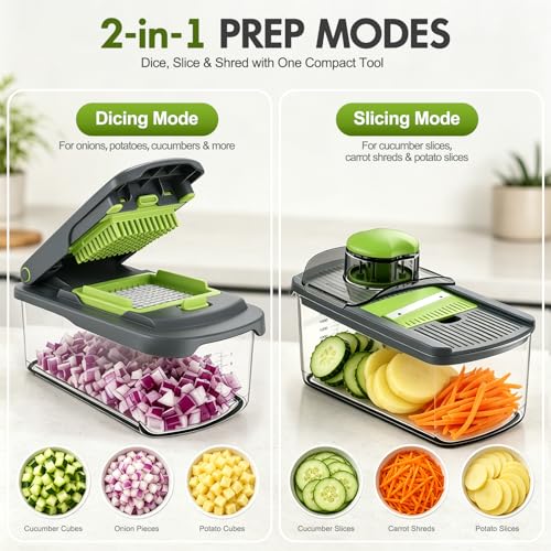Vegetable Chopper with Container (8 Count)
