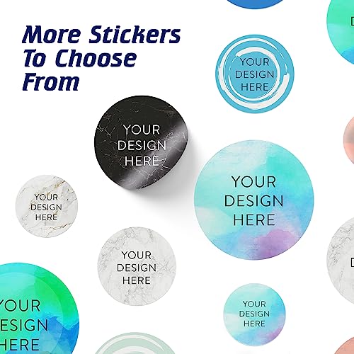 Custom Vinyl Stickers Your Image (100 Count)