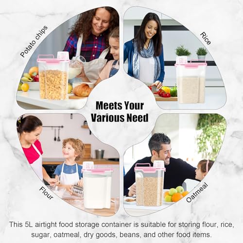 Airtight 10LBS Rice (Rose Pink / 5L-1pack)