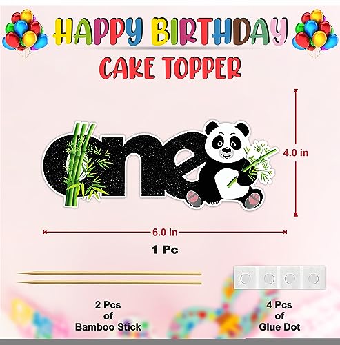 Panda One Cake Topper