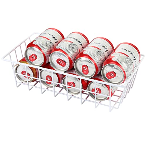 Freezer Organizer Bins for Upright Freezer Metal Wire Baskets (4packs)