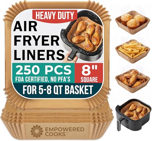 Cathy Yoder's AirFryer Paper Liners (8 inch - Square)