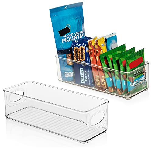 Plastic Pantry Organization and Food Storage Bin (6 Pack)