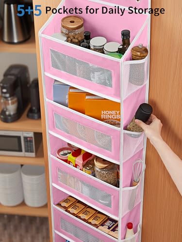 Over the Door Organizer for Bedroom (Pink / 1 Pack (Standard))