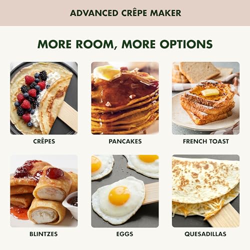 Advanced 12" Crepe Maker (Crepe Maker / Clay)