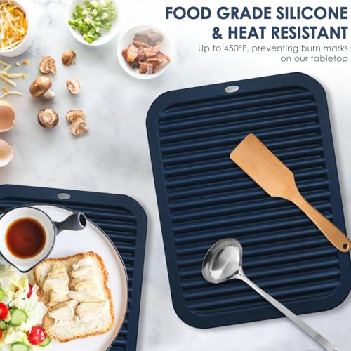 Silicone Mats for Kitchen Counter (2 Count)