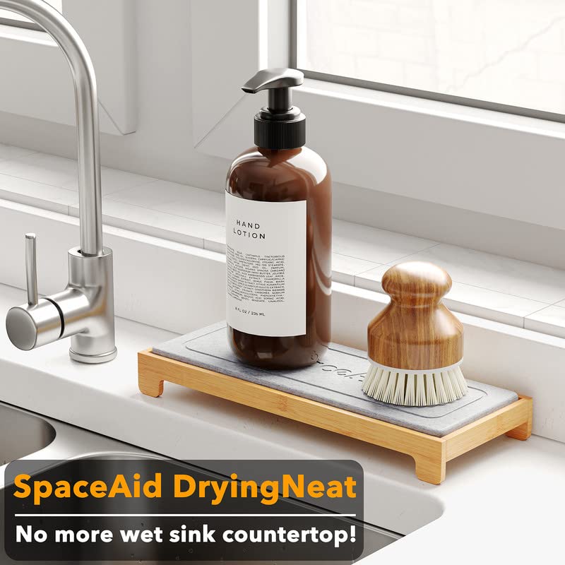 DryingNeat Instant Dry Sink Caddy Organizers (Gray)