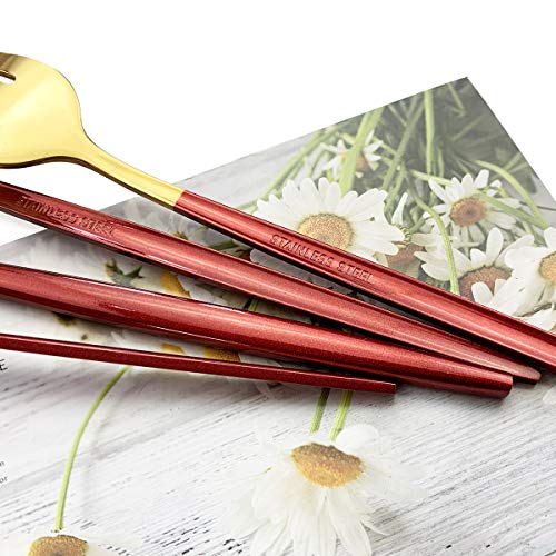 Red Gold Silverware Set (Service for 4 / Red Gold)