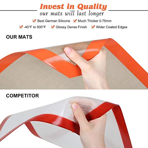 Best German Silicone Baking Mat (2 Count)