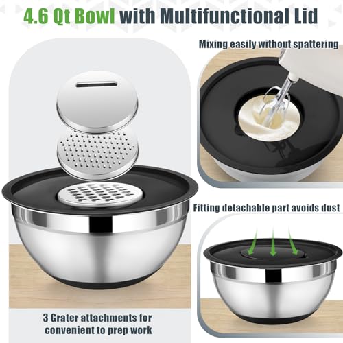 Mixing Bowl with Lid Set of 3