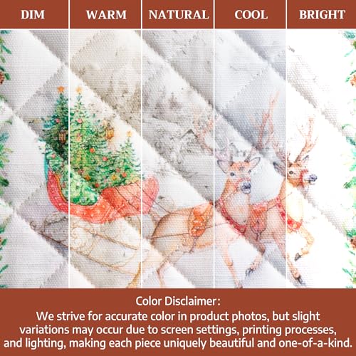 100% Cotton Oven Mitt & Pot Holder Set (114 - Christmas Tradition / 7.5" x 13" & 8" x 8" (Oven Mitt & Pot Holder))
