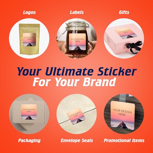Custom Vinyl Stickers Your Image (100 Count)