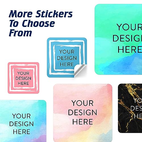 Custom Vinyl Stickers Your Image (100 Count)