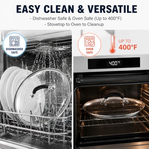 15 Inch Tempered Glass Lid for Lodge Skillets (15" Lid)