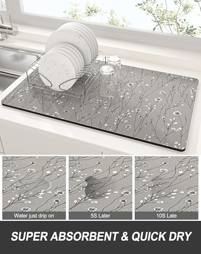 Dish Drying Mat for Kitchen Counter