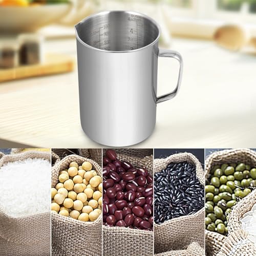 Large Stainless Steel Measuring Cup (Large, 34 oz (1000 ml, 4 cups))
