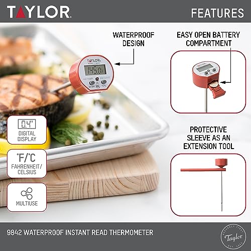 Waterproof Digital Instant Read Thermometer For Cooking