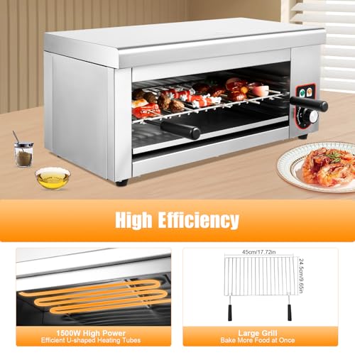 1500W Electric Cheese Melter Commercial Cheese Melter Cheesemelter Grill 122
