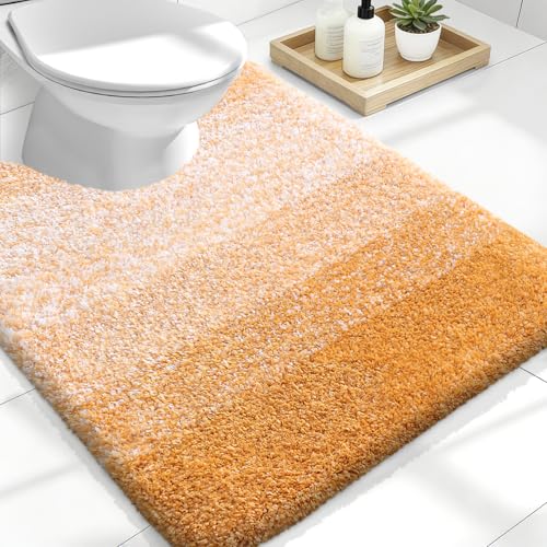 Luxury Toilet Rugs U (24" X 20" Contour Rug / Golden Yellow)